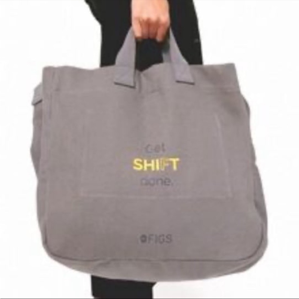 FIGS Gray Tote Bag